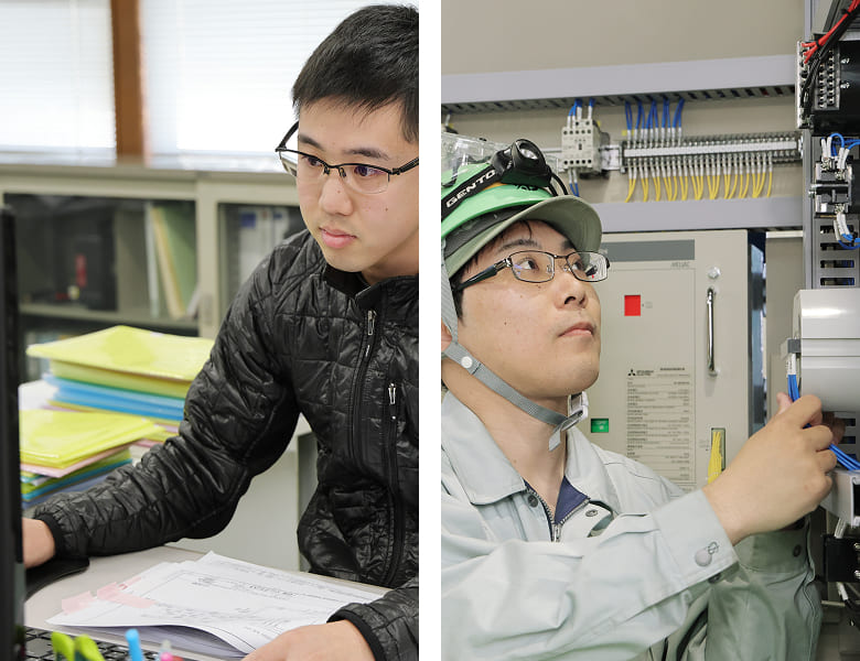 トーカイパネルで働く従業員達